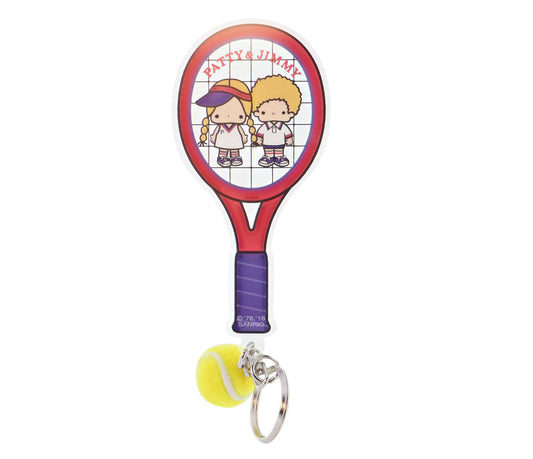 SANRIO LLAVERO TENNIS PATTY & JIMMY - ROJO