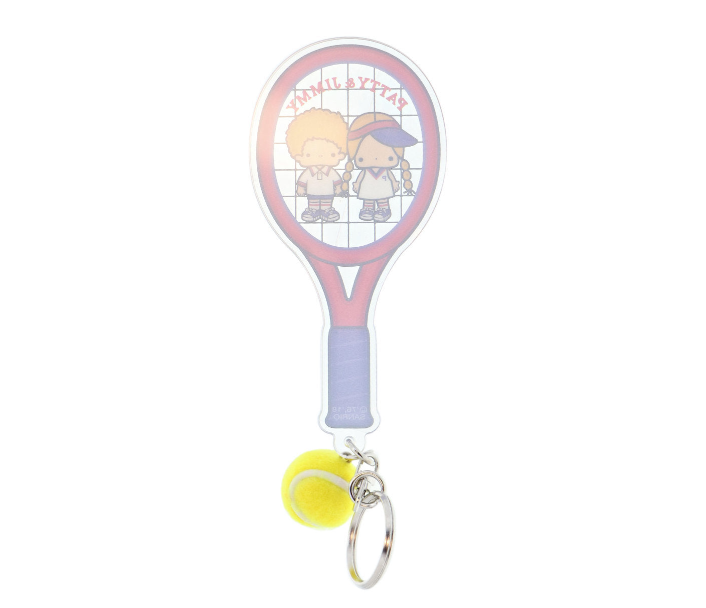 SANRIO LLAVERO TENNIS PATTY & JIMMY - ROJO