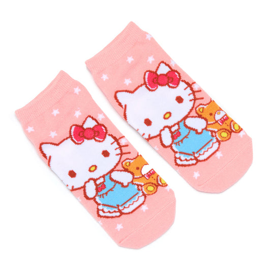 SANRIO MEDIAS PARA ADULTO SLEEPY HELLO KITTY - ROSADAS