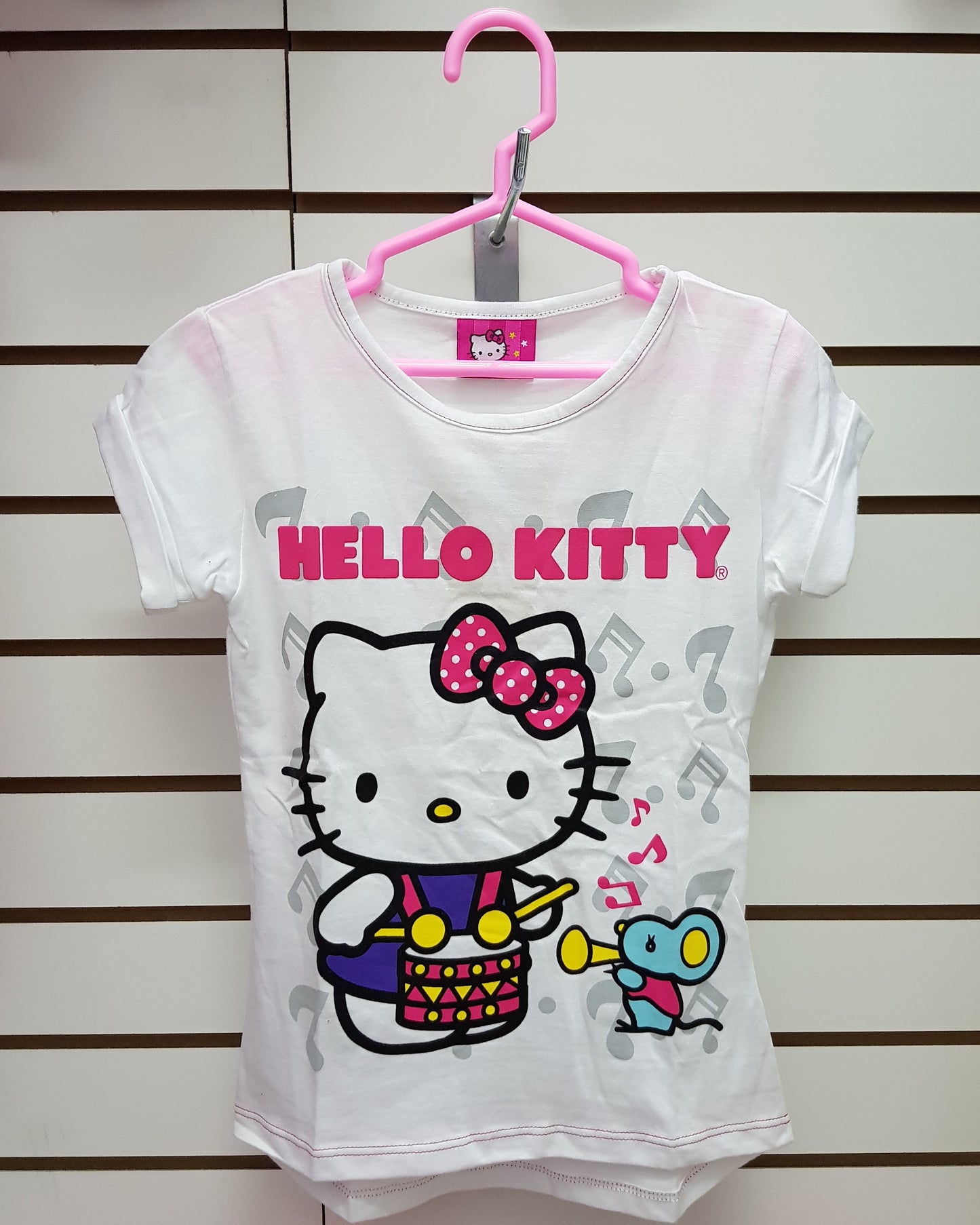 INTERTEX POLO TAMBOR HELLO KITTY - BLANCO