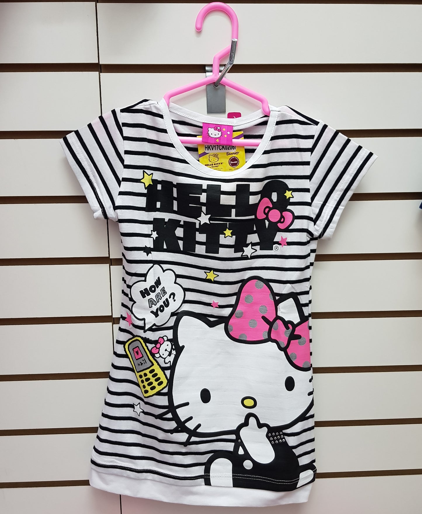 INTERTEX POLO CELULAR HELLO KITTY - BLANCO