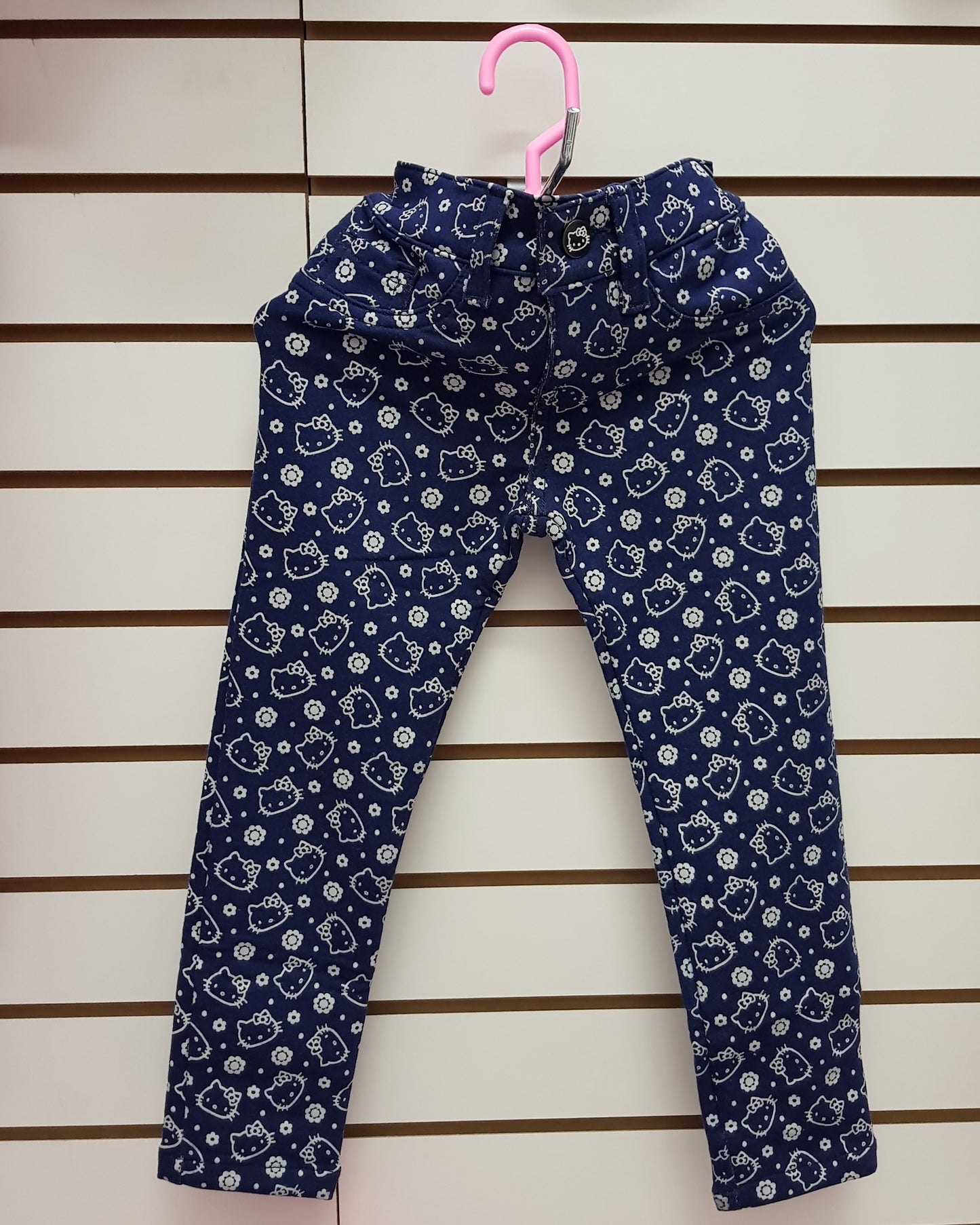 INTERTEX LEGGINS CARITAS HELLO KITTY - AZUL