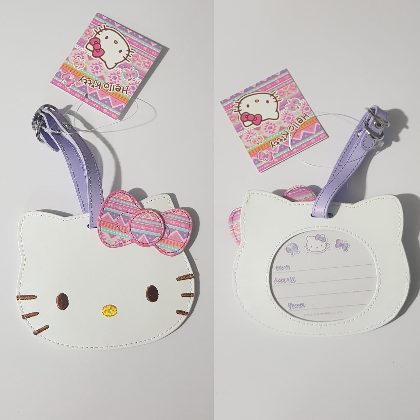 SANRIO ETIQUETA DE EQUIPAJE SOUTHWST HELLO KITTY - BLANCO
