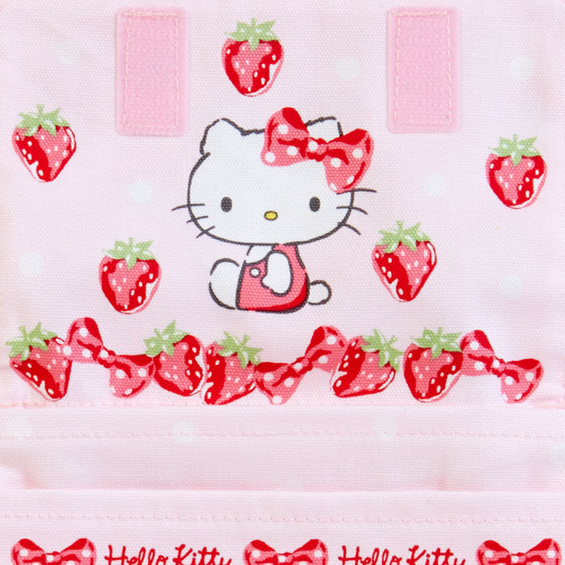 SANRIO BOLSA DE BOLSILLO CON CLIP STRAWBERRY HELLO KITTY - ROSADO