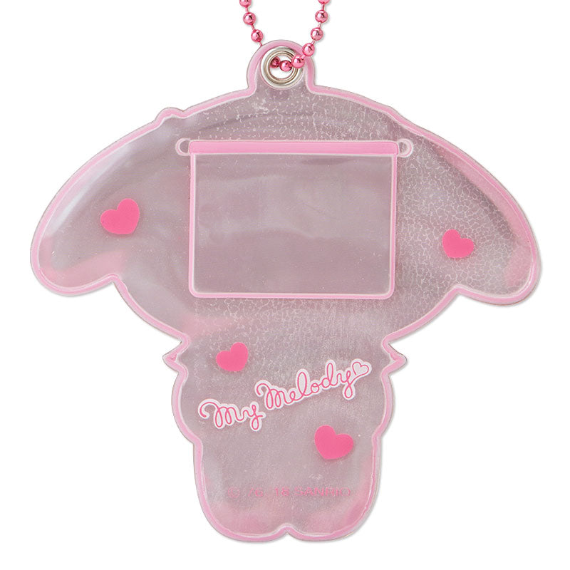 SANRIO LLAVERO ETIQUETA DE NOMBRE REFLECTION MY MELODY - ROSADO
