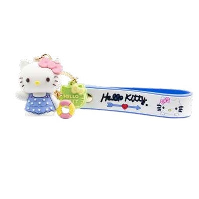 SANRIO LLAVERO 3D HELLO KITTY - AZUL