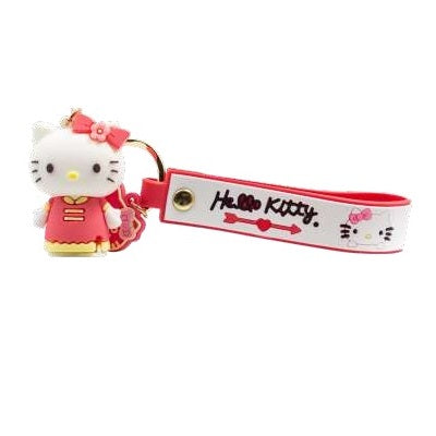 SANRIO LLAVERO 3D HELLO KITTY - ROJO
