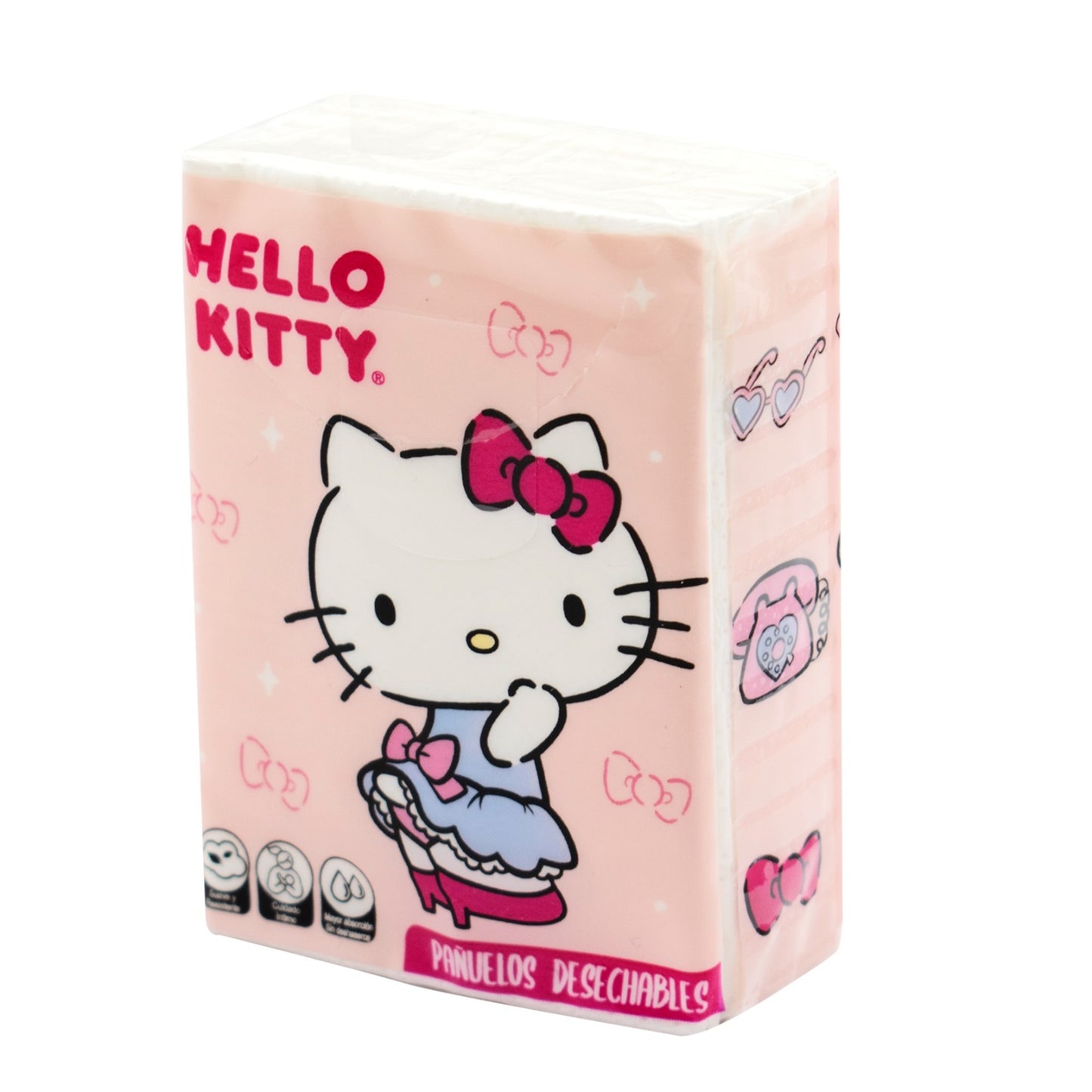 SANRIO PAÑUELOS DESECHABLES FLAWLESS HELLO KITTY - MULTICOLOR