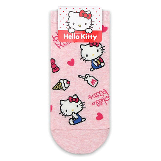 SANRIO MEDIAS PARA ADULTO HELLO KITTY - ROSADAS