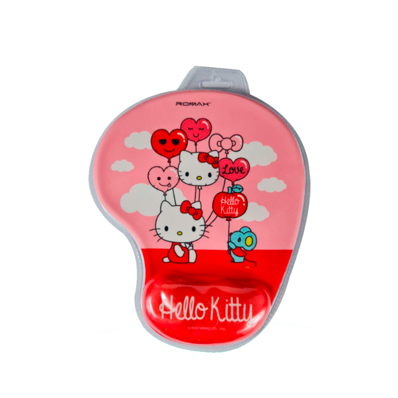 SANRIO MOUSE PAD CON DESCANSO VALENTINES HELLO KITTY - MULTICOLOR