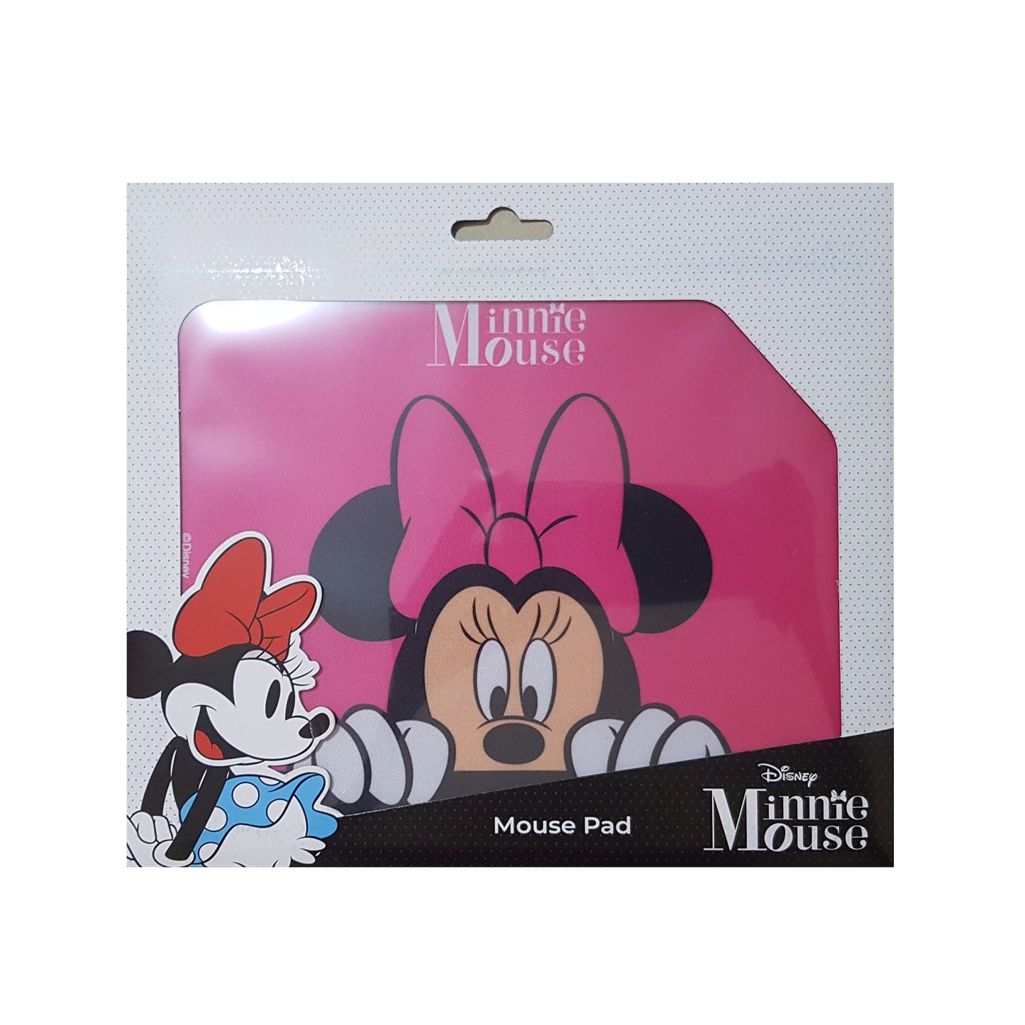 DISNEY MOUSE PAD FACE MINNIE MOUSE - ROJO